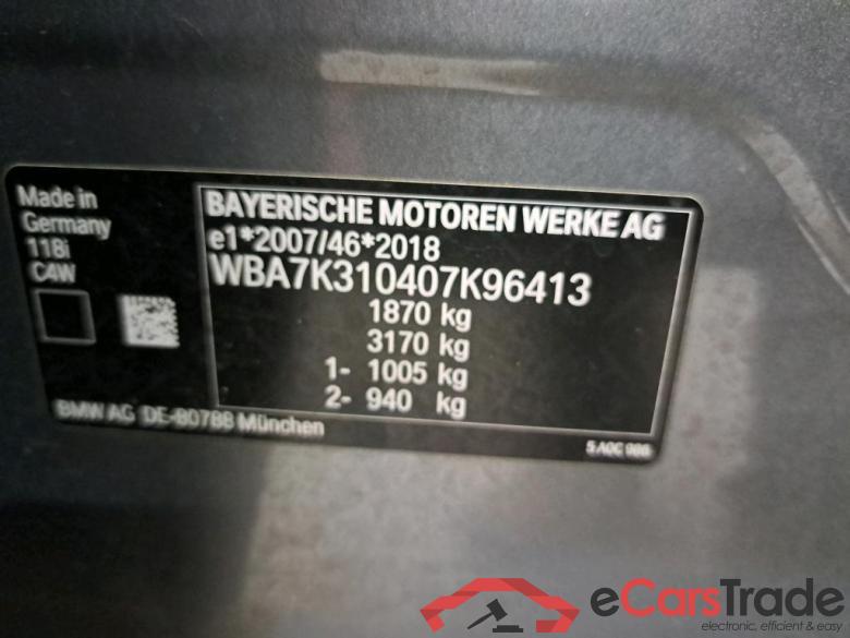 BMW - BMW 1 HATCH 118iA 136PK Sport With Business Pack & Cruise Control & PDC Front & Rear  * PETROL * #6