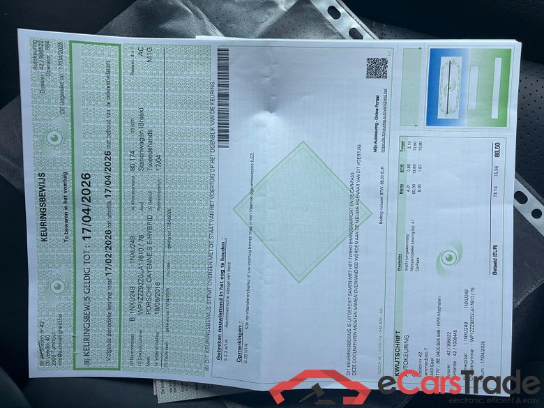 PORSCHE Cayenne Cayenne 3.0i V6 PHEV S Tiptronic S (306 kW) #6