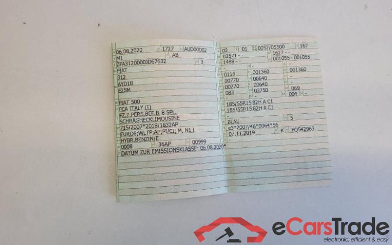 Fiat 500 Lim. 1.0 Mild Hybrid EU6d, Lounge Start&Stop (EURO 6d) #4