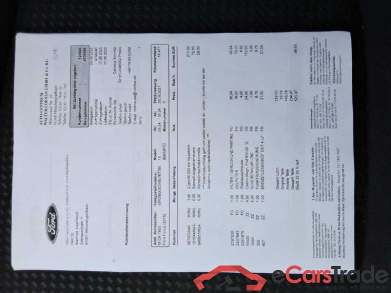 Ford Focus Lim. (CGE)(2018->) DE - LimS5 1.0 EcoBoost EU6d-T, ST-Line Start/Stopp (EURO 6d-TEMP), 2018 - 2021 #4