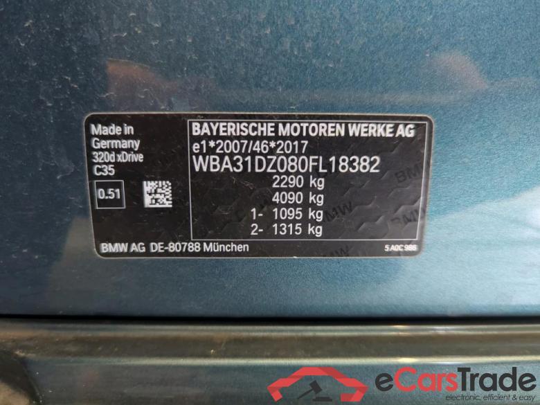 BMW 3-Serie Touring ´18 Baureihe 3 Touring 320 d xDrive Sport Line 2.0 140KW E6d #4