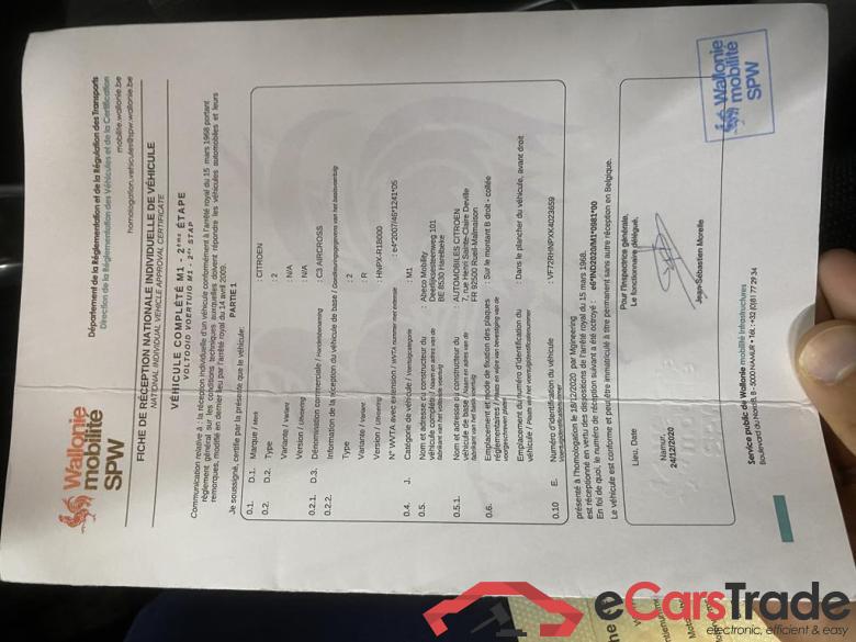 CITROEN C3 Aircross Aircross 1.2 PureTech Busin.GPS S&S(Fleet EU6.2) #5 CITROEN C3 Aircross Aircross 1.2 PureTech Busin.GPS S&S(Fleet EU6.2) #5