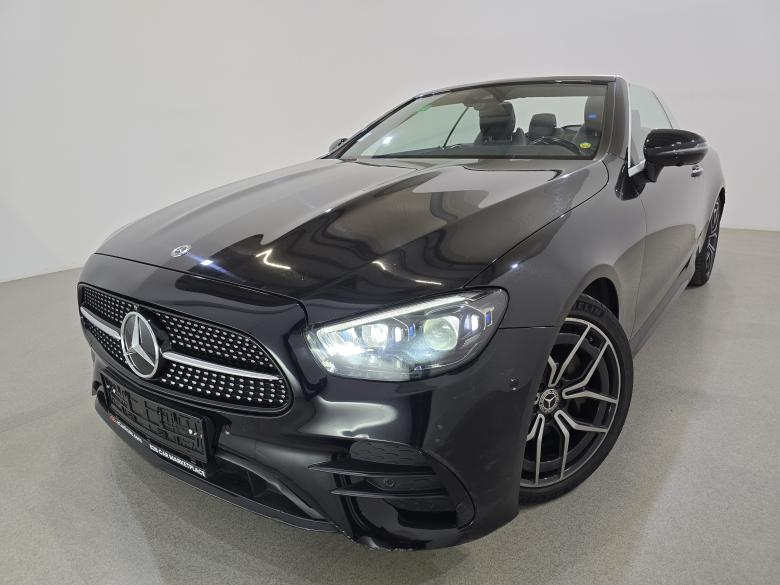 Mercedes E 220d Cabrio AMG Aut. LED-Multibeam Widescreen Ambient Navi Sport-Leather Camera 360° KeylessGo Klima PDC ... #1