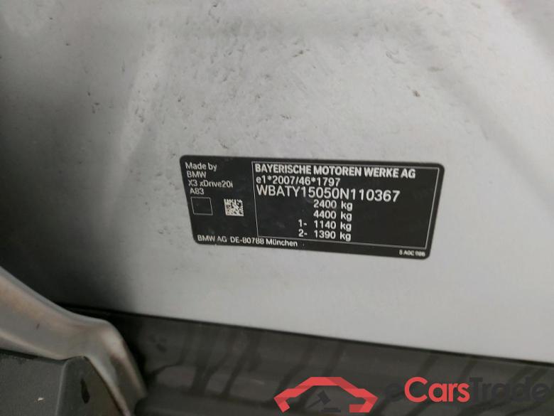 BMW - BMW X3 xDrive20iA 184PK Advantage Pack Business With Heated Vernasca Sport Seats & Led HeadLighst & Pano Roof * PETROL * #6