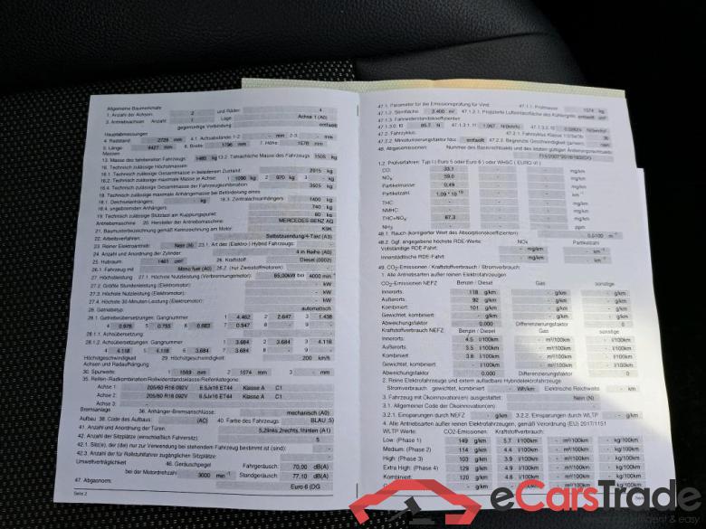 MERCEDES-BENZ B-Klasse 1.5 B 180 D BUSINESS SOLUTION #5