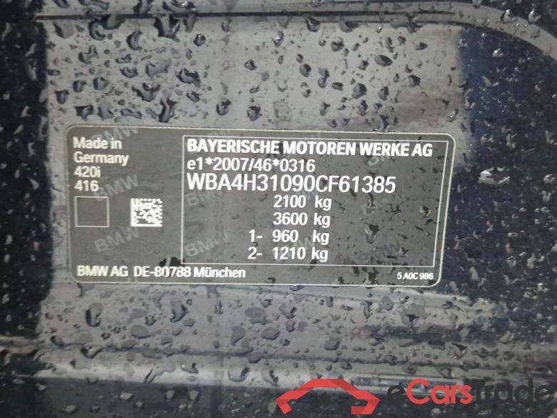 BMW 4-serie Gran Coupé 135 kW #2