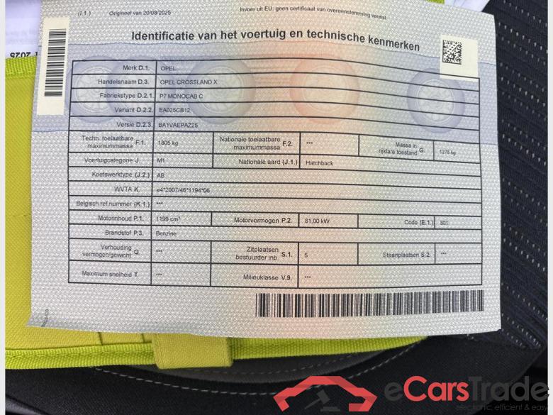 OPEL Crossland X Crossland X 1.2i Design Line (EU6.2) #6