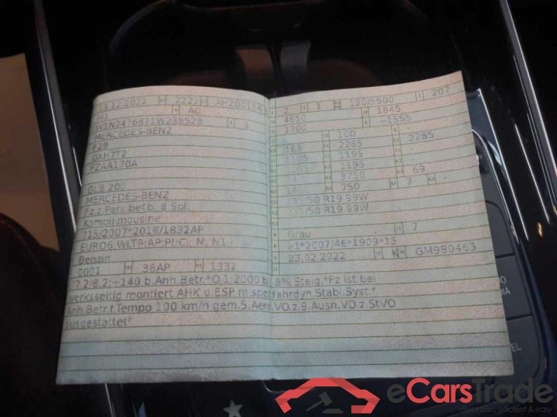 Mercedes-Benz GLB (BM 247)(07.2019->) DE - SUV5 GLB 200 EU6d, AMG Line (EURO 6d), 2019 - 2023 #6