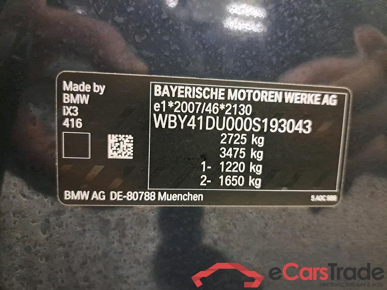 BMW I - BMW IX3 286PK With Vernacsa Heated Seats & Cruise Control & PDC Front & Rear & Pano Roof & Electric Trailer Hook  * ELECTRIC * #6