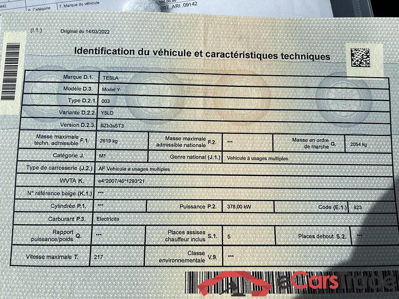 TESLA Model Y Model Y 72.5 kWh Dual Motor Performance (377 kW) #4