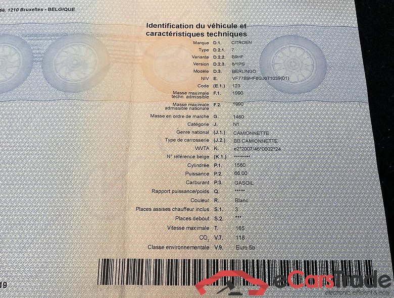 CITROEN Berlingo Fourgon Swb Berlingo 1.6 e-HDi L1 Club ETG6 #6