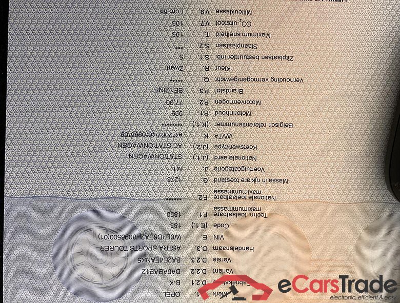 OPEL Astra Sports Tourer Astra Sports Tourer 1.0 Turbo ECOTEC Dynamic S/S Easytronic #3