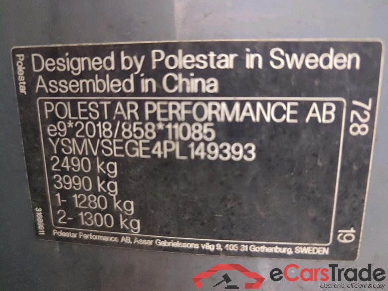 POLESTAR Polestar 2 Single Motor 78kWh 5d 170kW #5