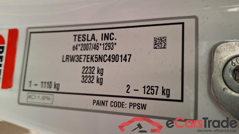 TESLA Model 3 Langstreckenbatt. Allradantrieb Dual Motor 4d 366kW #5