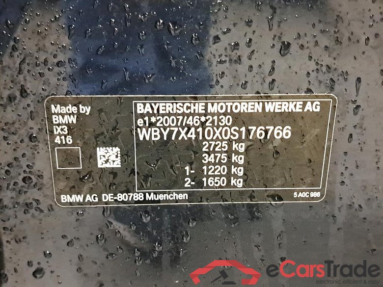 BMW I - BMW IX3 sDrive35 286PK With Electric Heated Vernasca Seats & Pano Roof & Dark Shadow Pack  * ELECTRIC * #6