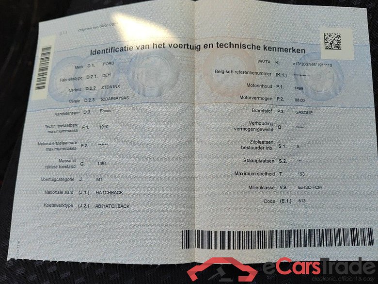 Ford Focus 1.5 EcoBlue 88kW Aut. ST-Line 5d !! technical issue !! #6