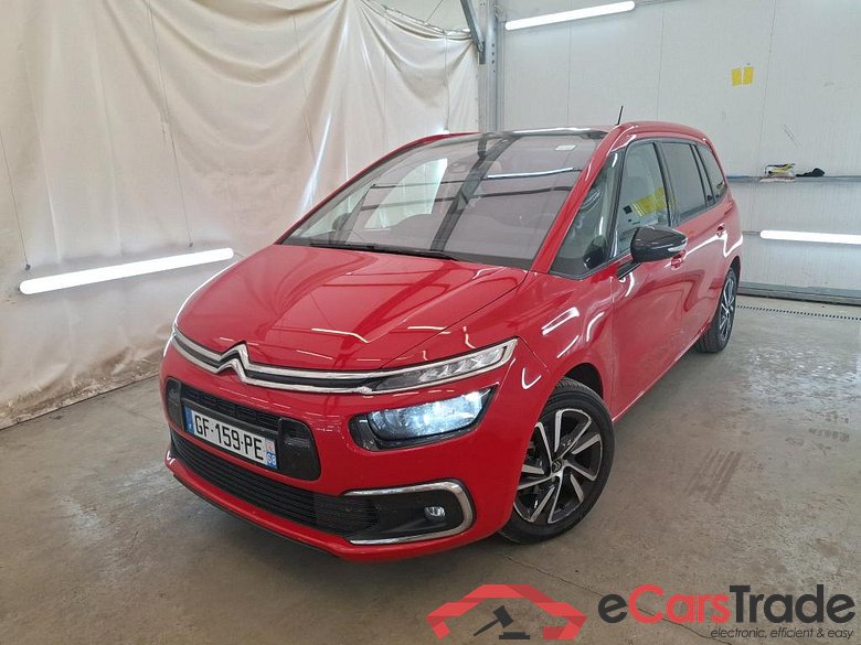 C4 Grand Picasso/Spacetourer Shine 1.5 BlueHDi 130CV BVA8 7 Sieges E6d*Vo Repeint en Rouge / Teinte SIV Blanc Banquise*