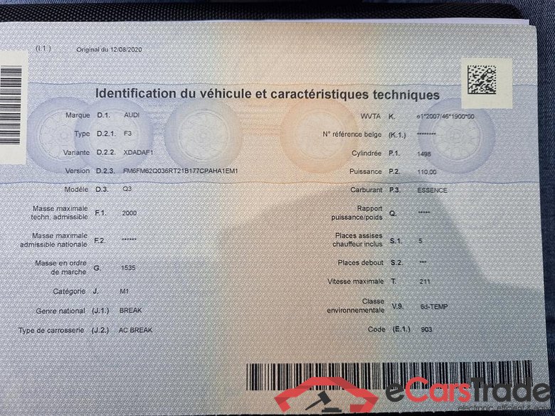 AUDI Q3 Audi Q3   35 TFSI  110(150) kW(ch) 6 vitesses #6