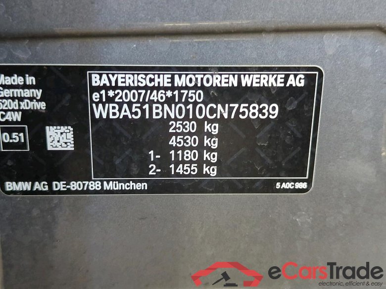 Baureihe 5 Touring 520 d xDrive 2.0 140KW AT8 E6d #4