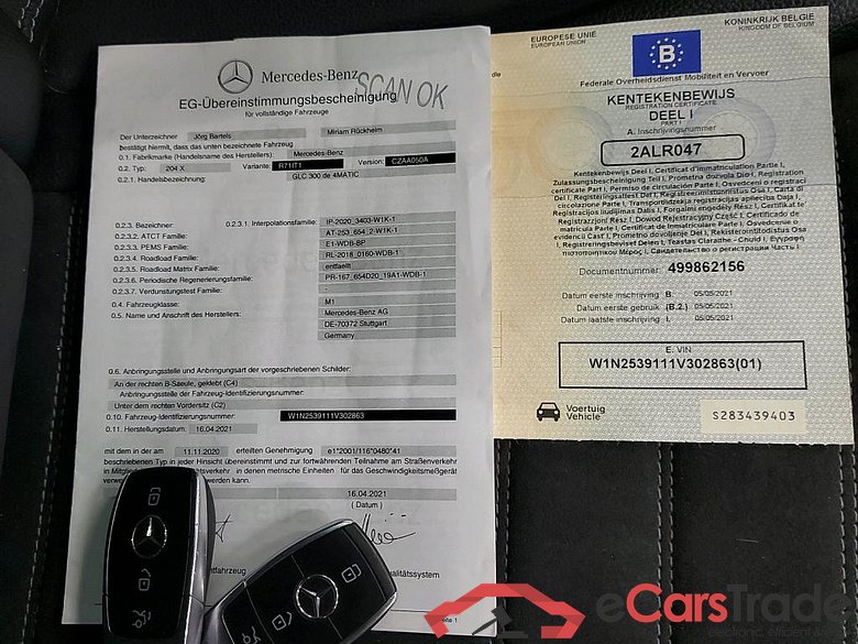 MERCEDES - MER GLC 300 de 306PK DCT 4MATIC Business Solution AMG & Plus Pack & Urban Guard Plus & Driving Assistant Plus & 19 Inch & Trailer Towing Hook  * HYBRID * #4