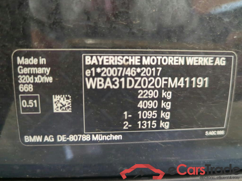 Baureihe 3 Touring 320 d xDrive Luxury Line 2.0 140KW AT8 E6d #4