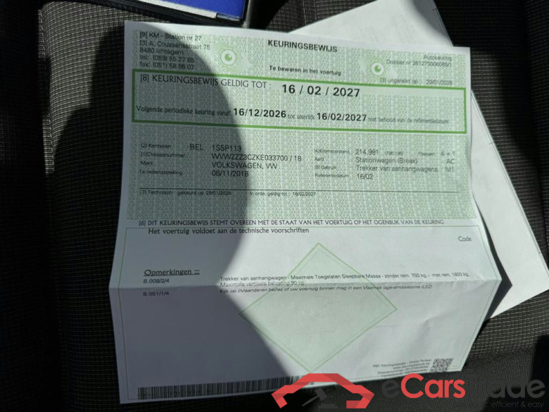 VOLKSWAGEN Passat SW Dsl Passat SW 2.0 TDi SCR Comfortline Bus. DSG (EU6.2) #5