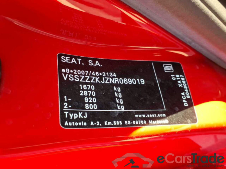Seat Arona (KJ7)(2017->) DE - SUV5 1.5 TSI EU6d, FR OPF, (Facelift) 2021 - 2024 #4
