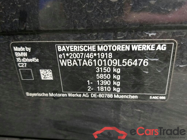 BMW - BMW X5 xDrive45e 320PK Pack Business Plus With Vernasca Heated Seats Front & Rear & Active Seat Ventilation & Memory & Massage Function & Innovation Pack & Travel & Comfort & Trunk Pack * HYBRID * #6