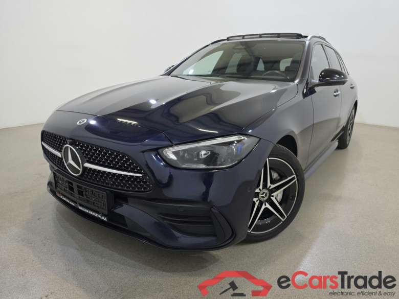 Mercedes C 300e Plug-In Hybrid AMG Night Aut. Pano LED-Digital Head-Up Widescreen Ambient Navi Sport-Leather KeylessGo Camera 360 Klima PDC ...