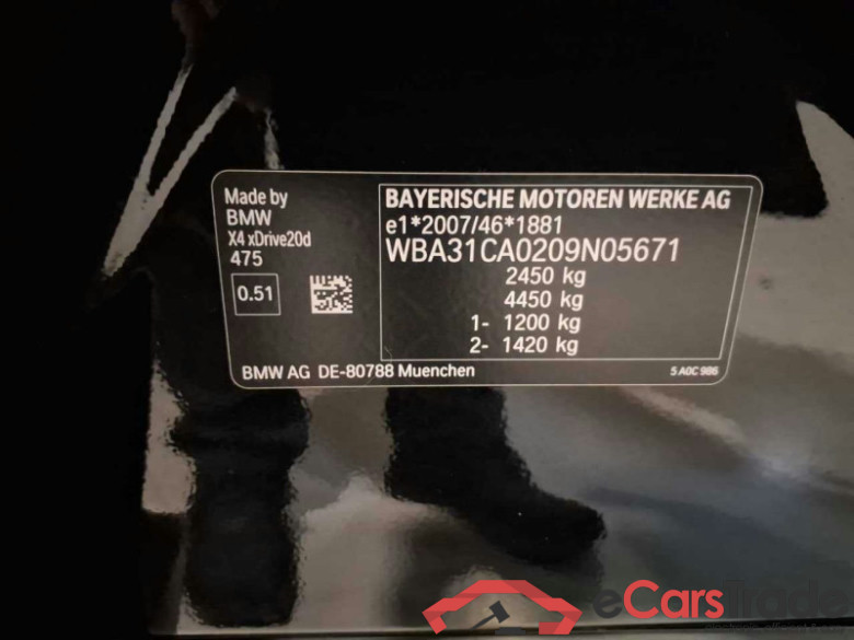 BMW X4 (G02)(04.2018->) DE - SUV5 xDrive20d Mild-Hybrid EU6d, M Sport, (Facelift) 2021 - 2024 #2