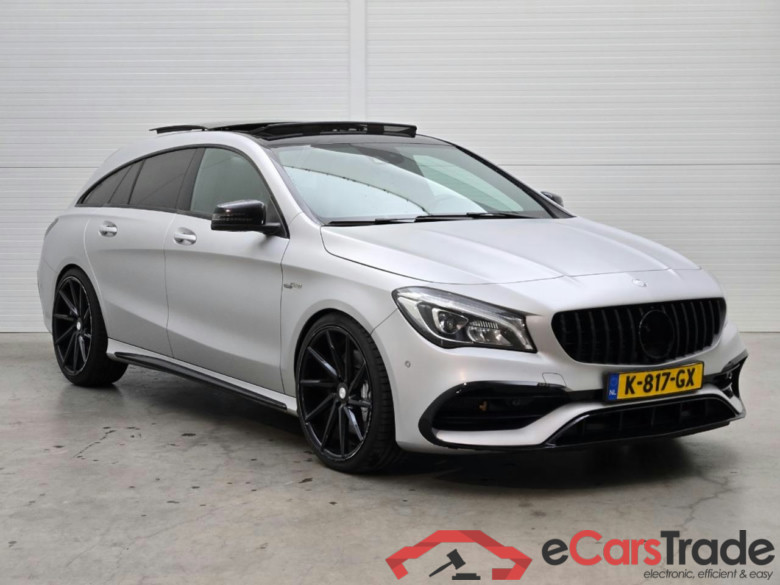 Mercedes CLA 45 SB 4MATIC AMG Night Aut. Pano LED CarPlay Navi 1/2 Sport-Leather-Alcantara KeylessGo Camera Klima PDC ... #2