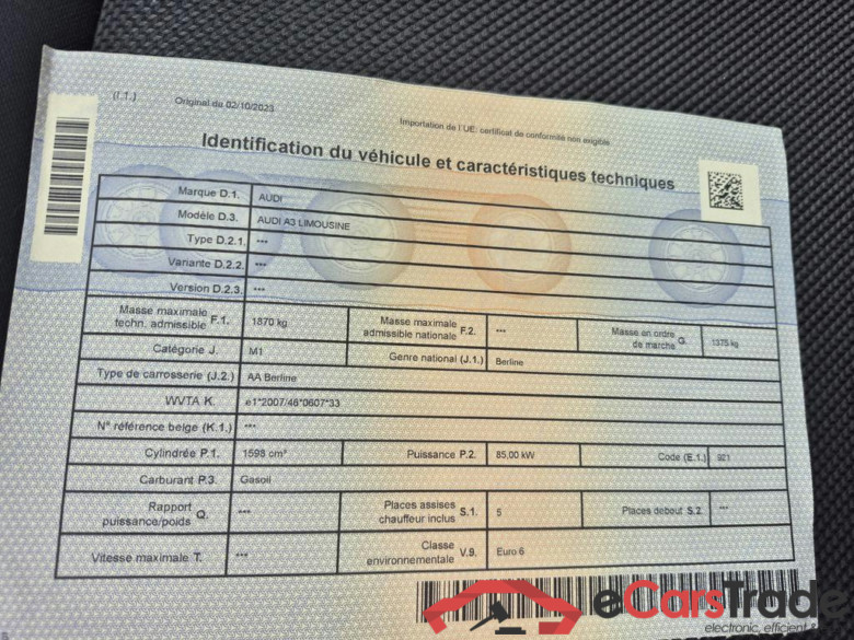 AUDI A3 Sedan 30 TDi (EU6d-TEMP) #6