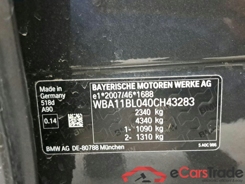 BMW - BMW 5 BERLINE 518dA 136PK Business Edition With Dakota Heated Sport Seats & Shadow Line #6