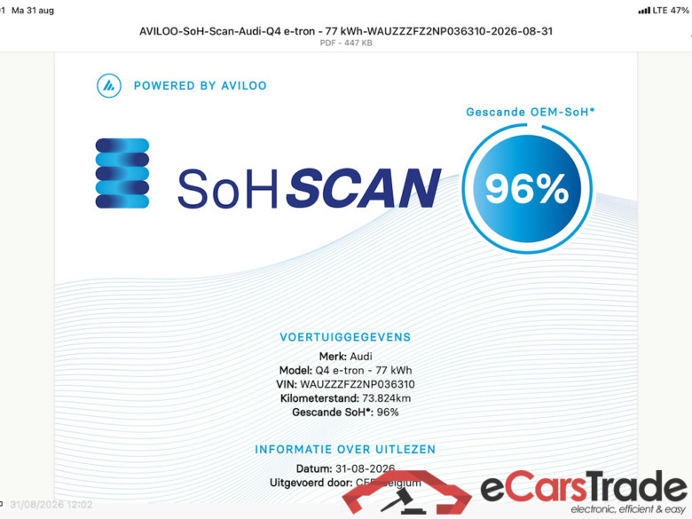 AUDI Q4 E-TRON BEV 82KWH 40 S LINE AUTO