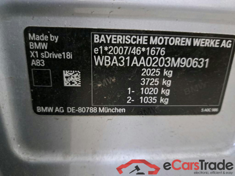 BMW - BMW X1 sDrive18iA 140PK Business Edition * PETROL * #6