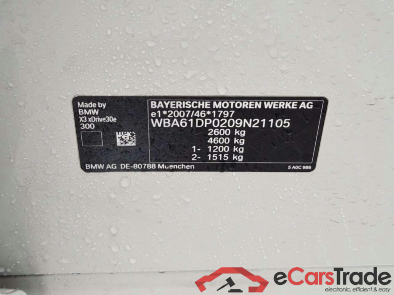 BMW X3 xDrive30e M-Sport #4