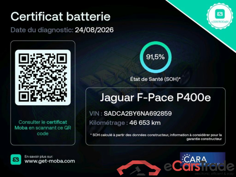 JAGUAR F-PACE / 2015 / 5P / SUV P400e PHEV BVA 4x4 R-Dynamic HSE #2