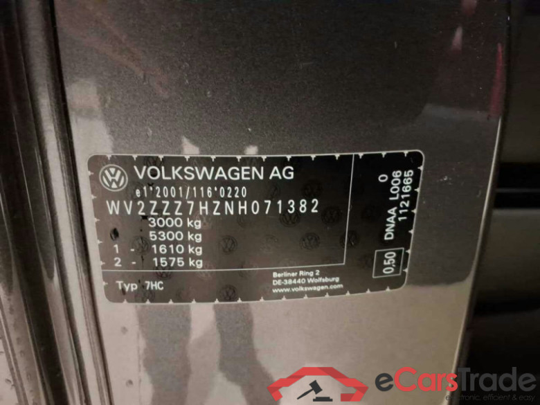 Volkswagen T6.1 Transporter Multivan (SH)(10.2019->2023) DE - Bs4 2.0 TDI EU6d, Multivan Generation Six, 2020 - 2022 #6