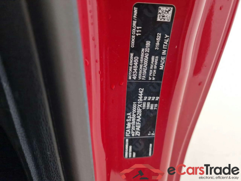 FIAT 500 RED 24 kWh #5