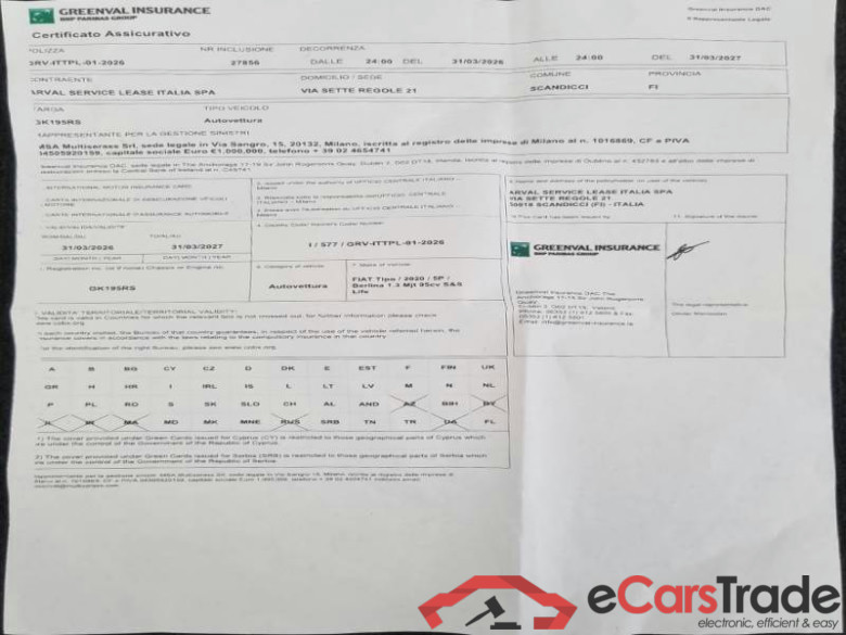 FIAT TIPO / 2020 / 5P / BERLINA 1.3 MJT 95CV SeS LIFE #1
